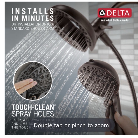 Delta In2ition 5-Setting 2-n-1 Shower w/ Spotshield Rubbed Bronze NIB
#75588RB - Picture 5 of 8